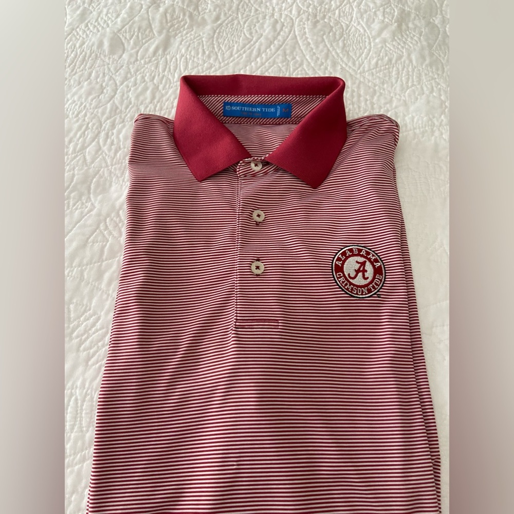 Southern Tide Alabama performance men’s golf shirt